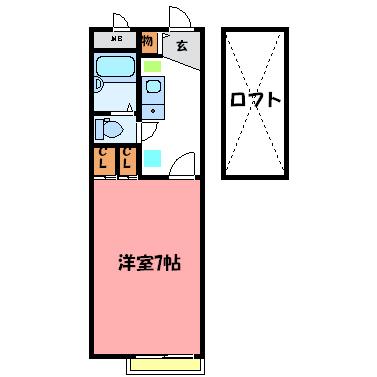 ウエストスター 間取り図画像