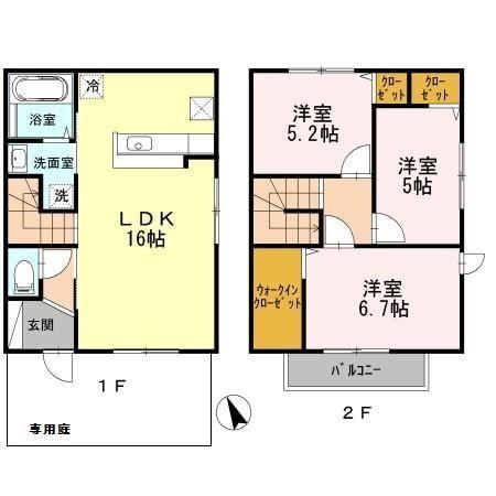 アルコバレーノ5 間取り図画像
