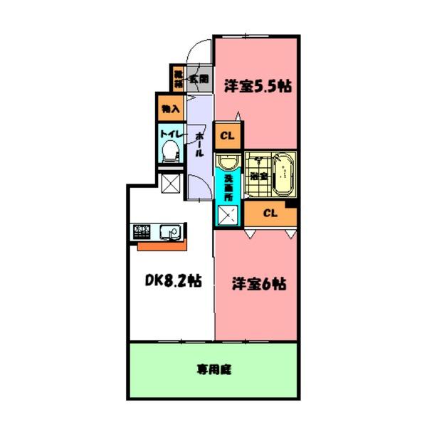 キャンフルローレル 間取り図画像