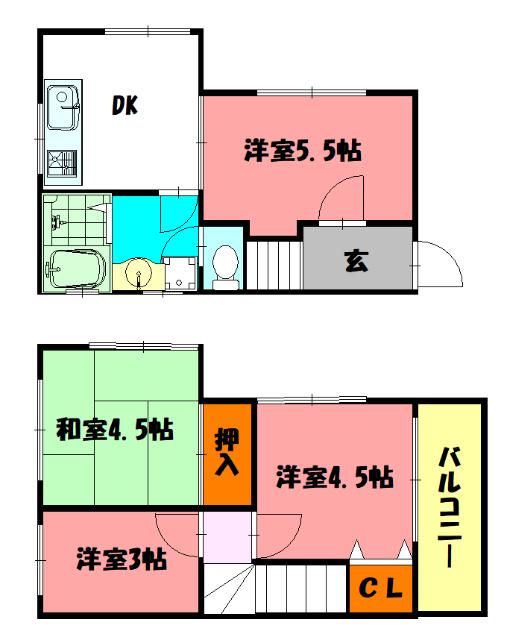  間取り図写真