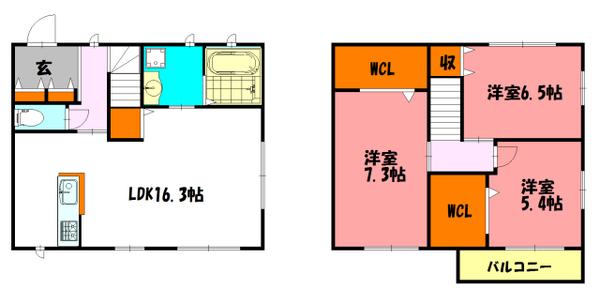 アバンティB 間取り図画像