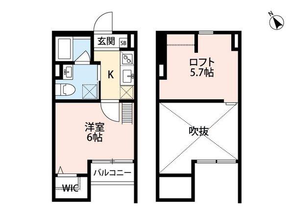 南王子町アパートメント 間取り図画像