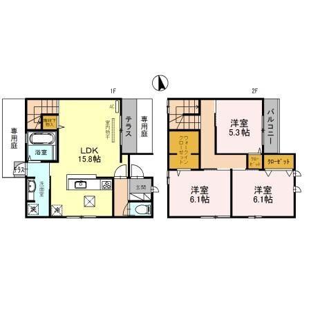 リッシュ・アヴニール 間取り図画像