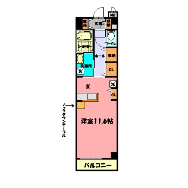 レジデンス神戸 間取り図画像