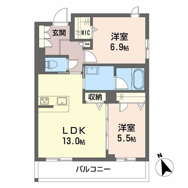 Seaside House 間取り図画像