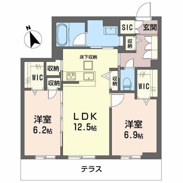 Seaside House 間取り図画像