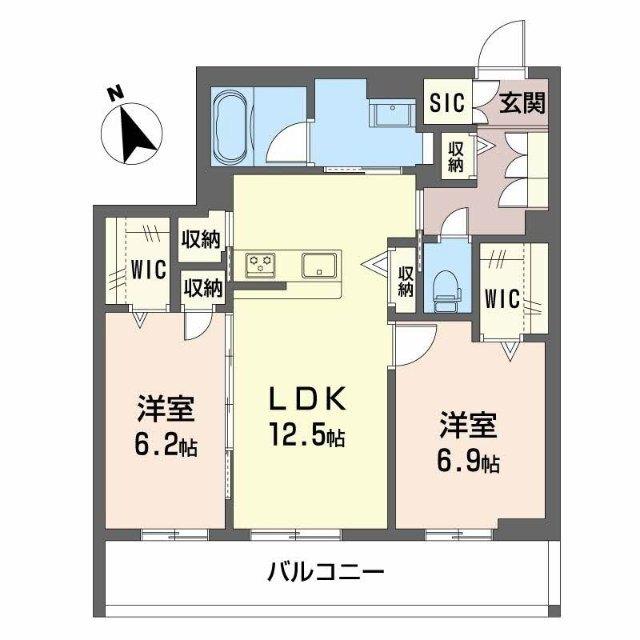 Seaside House 間取り図画像
