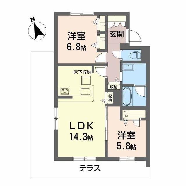 Seaside House 間取り図画像