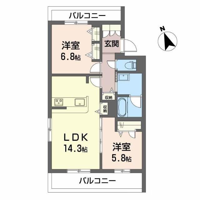 Seaside House 間取り図画像