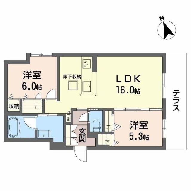 Seaside House 間取り図画像