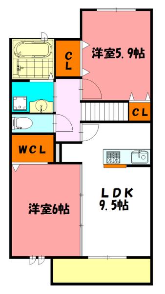 パディノーブル 間取り図画像