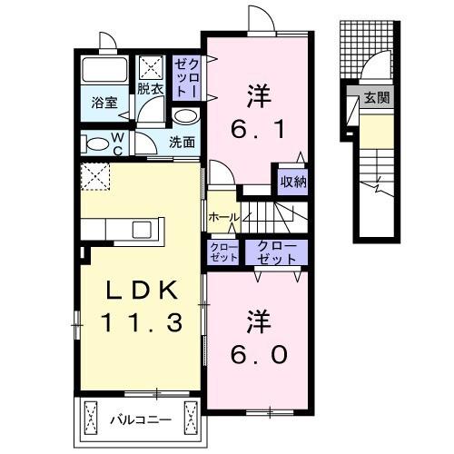 キンモクセイ 間取り図画像