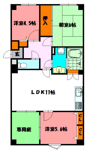 LOCO HOUSE 小久保 間取り図画像