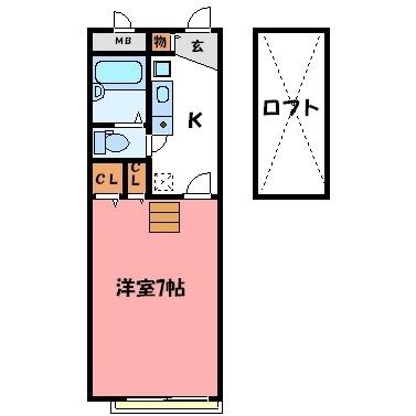 Ｒｏｓｅ　Ｌｉｎｅ 間取り図画像