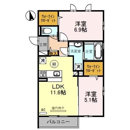 ルエスト・ラメールⅡ 間取り図画像