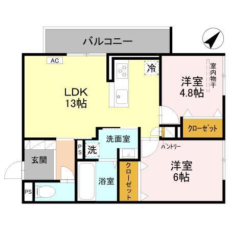 ステラフォーリア（201） 間取り図画像