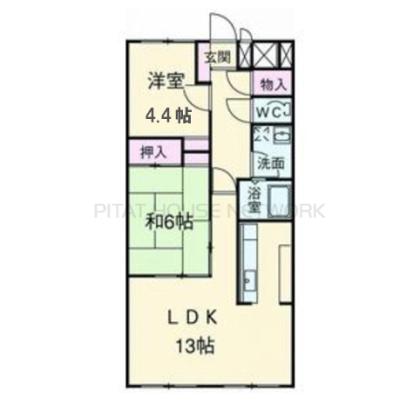 ２ＬＤＫ　５７平米