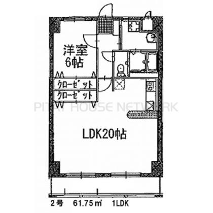 広々６１平米