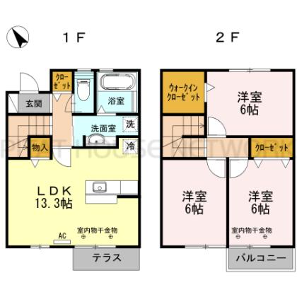  間取り図写真