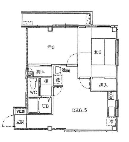 Eight Building Ⅱ 間取り図画像