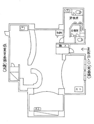 ホテル内の路面店！