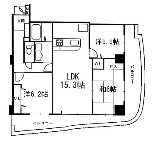 広い３ＬＤＫ