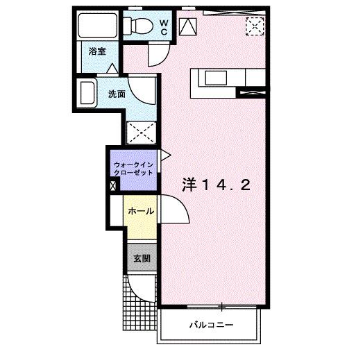 ラフィーネＳ（103） 間取り図画像