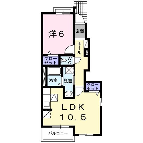 ハーモニーコート（101） 間取り図画像
