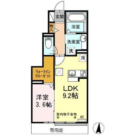 Ｗｉｔ 下石田（106） 間取り図画像