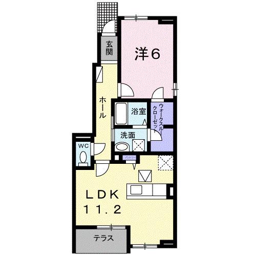 スザンヌ　ランラン（101） 間取り図画像