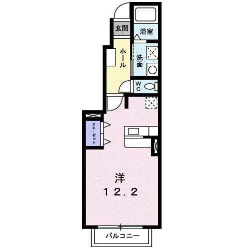 フォンテーヌＢ（102） 間取り図画像