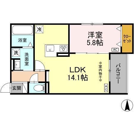 Maison de Lumiere（201） 間取り図画像