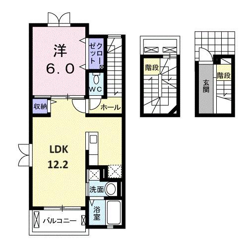リバーサイドガーデン（303） 間取り図画像