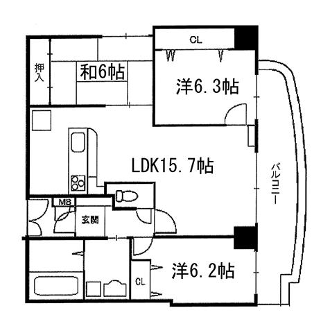 広い３ＬＤＫ