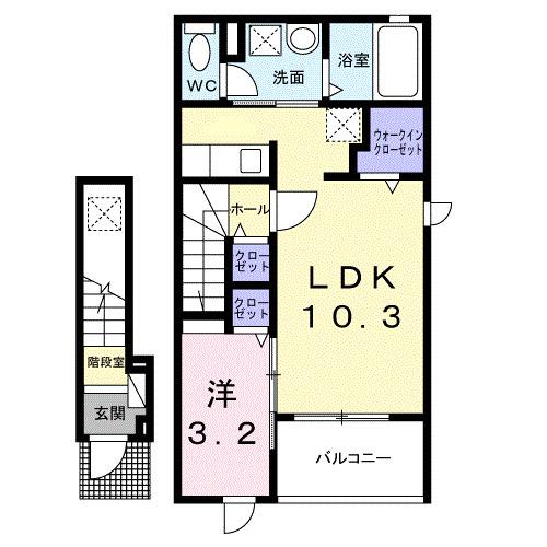 フェリーチェ　ｂ（202） 間取り図画像