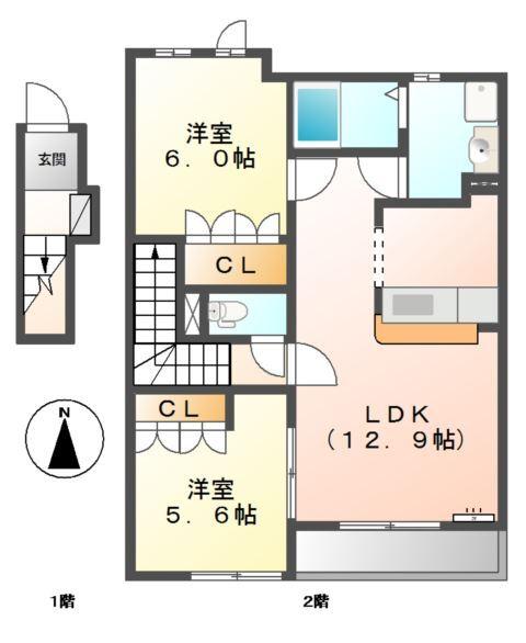  間取り図写真