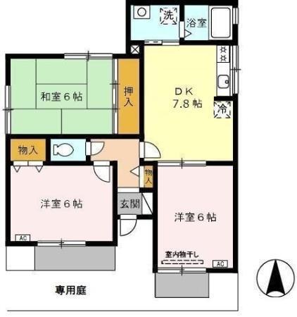 セジュールＭＯＲＩ（101） 間取り図画像