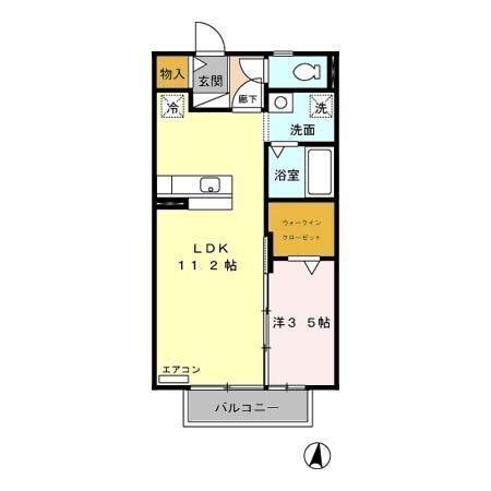 クルール（207） 間取り図画像
