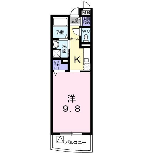 シーガル　Ⅰ（207） 間取り図画像