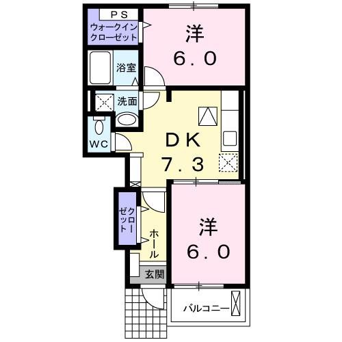 ジュピテル（103） 間取り図画像