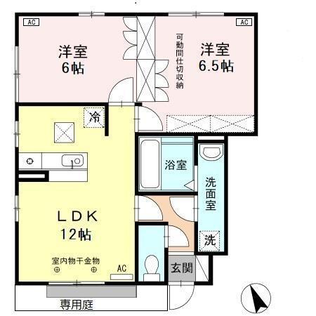 コンフォルト カーサ（102） 間取り図画像