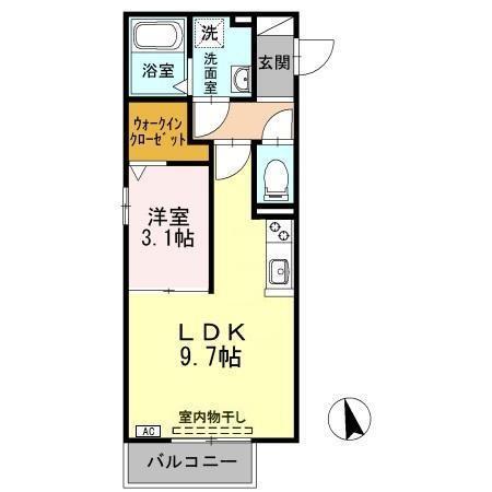 パルフェ（207） 間取り図画像