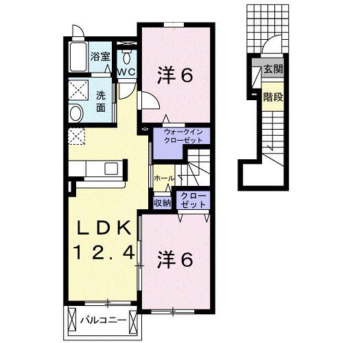 エストレージャ（202） 間取り図画像