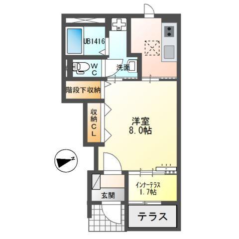 ラ・コクシネル 間取り図画像