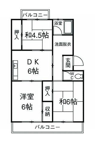 和6帖は洋室に改装