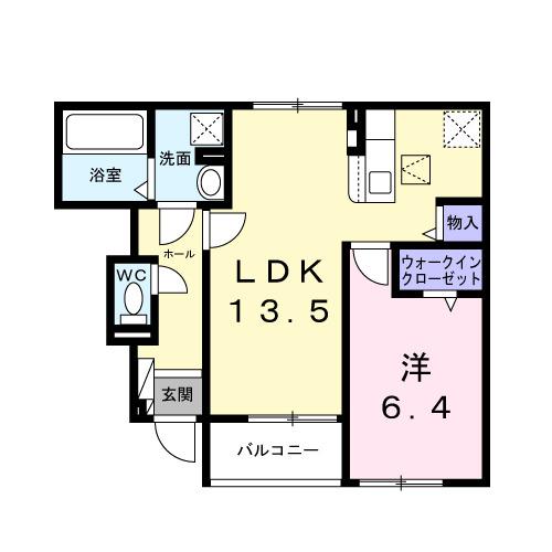 青空ハイム佐藤（102） 間取り図画像