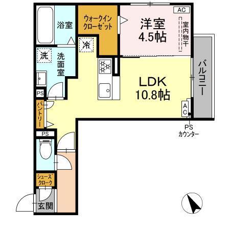 D-Hills有玉南町（201） 間取り図画像
