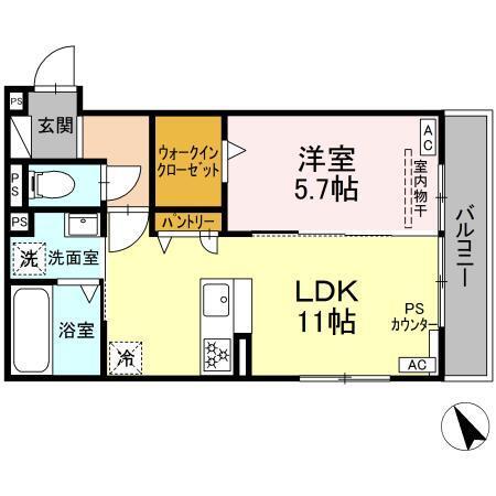 D-Hills有玉南町（203） 間取り図画像