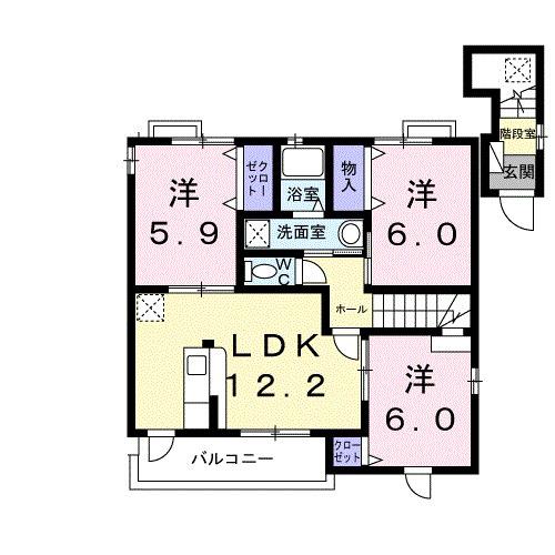 ヒカリ（201） 間取り図画像