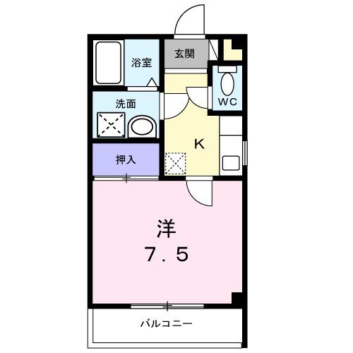 メゾンリパーク（201） 間取り図画像